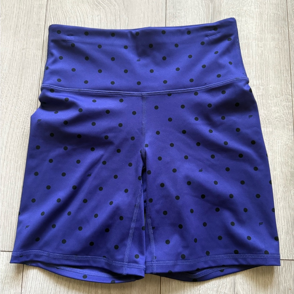Fabletics UltraCool polka dot biker shorts - Size XXS